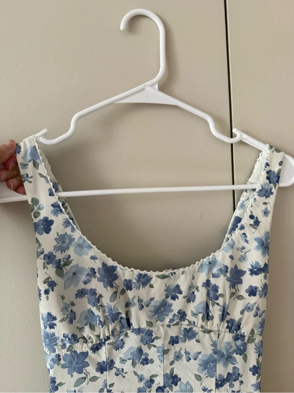 NWT Abercrombie & Fitch 100% Cotton A&F Dylan Bra-Free Midi Dress XXSP